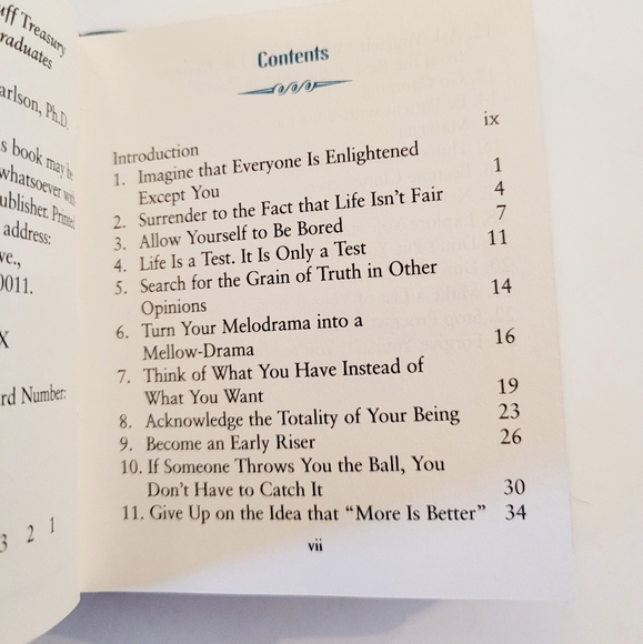 NWOT Don't sweat the small Stuff book - Picture 4 of 7